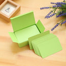 3 Boxes, Paper Blank Index Flash Cards DIY Greeting Quick Message