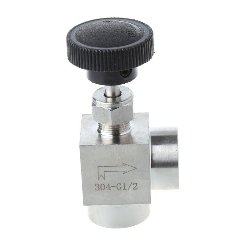 1/2" BSP Female Thread 304 Stainless Steel Flow Control Shut Off Needle Valve
