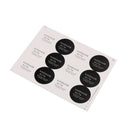 120pcs Hand Made with Love Seal Stickers For DIY Gift Cake Baking Label Hang  Z