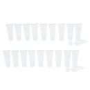 10ml Empty Plastic Soft Tube Sample Bottle Containers - 20 Pack -  Travel