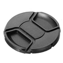 Universal 77mm Front Lens Cap Hood Cover Center Snap on For DSLR SLR Camera