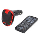 M0 Bluetooth Hands-free FM Transmitter USB Car Kit with Remote Controller
