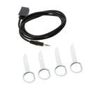 6000CD AUX IN INPUT ADAPTER CABLE LEAD MP3 AND REMOVAL KEYS FOR FORD FIESTA