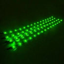 Green 4pcs 30CM/15 LED Car Motors Truck Flexible Strip Light Waterproof 12V3C