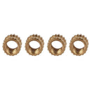 M3 x 3mm Female Thread Brass Knurled Threaded Insert Embedment Nuts 100PCS N7K3