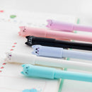 6PCS Cute Cat Gel Pen Black Ink Pens Lovely Stationery School Office Supplies