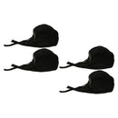 4x Bandana Hat Outdoor Cycling Chef Cap for Men Women Black
