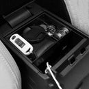 Car Armrest Box Center Console Storage Tray with Non-slip Mat Auto Accessories