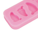 DIY Little Feet Foot Silicone Mould Fondant Cake Cookie Kitchens Baking Mold 3C