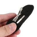 5X(2 Pcs Black Sponge Hair Clip Volume Bumpit Padding Bun Updo G8I1)