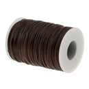 Flat Waxed Cord Sewing String Thread for Hand Leather Craft 1.2mm 70 Meters