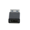 USB 3.0 Male to USB 3.1 Type C Female Connector Data Adapter USB-C Black