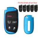 1 PC Mirror TPU Remote Key Cover Case Shell Fit for Jeep Chrysler Renegade Dodge