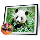 5D DIY Full Drill Diamond Painting Panda Eating Bamboo Cross Stitch Craft A