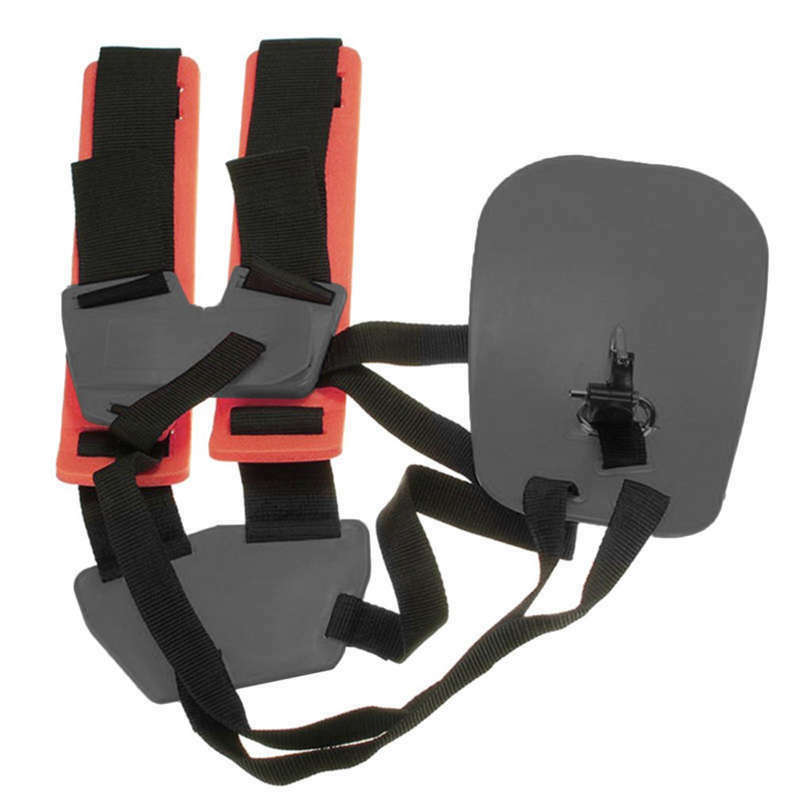 Dual Shoulder Unisex Harness Lawn Mower Strap For Carry Hook Brush Cutter A V3X9
