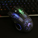 6Buttons 3200 DPI LED Optical USB Wired Cord Gaming PRO Mouse Mice ForPCLapto R~