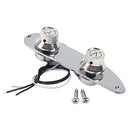 Replacement Tone Volume Control Knob Wired Control Plate for 51P Bass Guitar