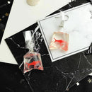 Fashion design acrylic fish pocket drop earrings Korean edition whimsy Exag
