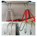 4Pcs Car Seat Back Hooks Vehicle Hidden Headrest Hanger For Handbag Shoppin R1V1