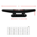 Outdoor Boat Ship Nylon Mooring Cleat Dock Deck Marine Base Bollard (100mm)
