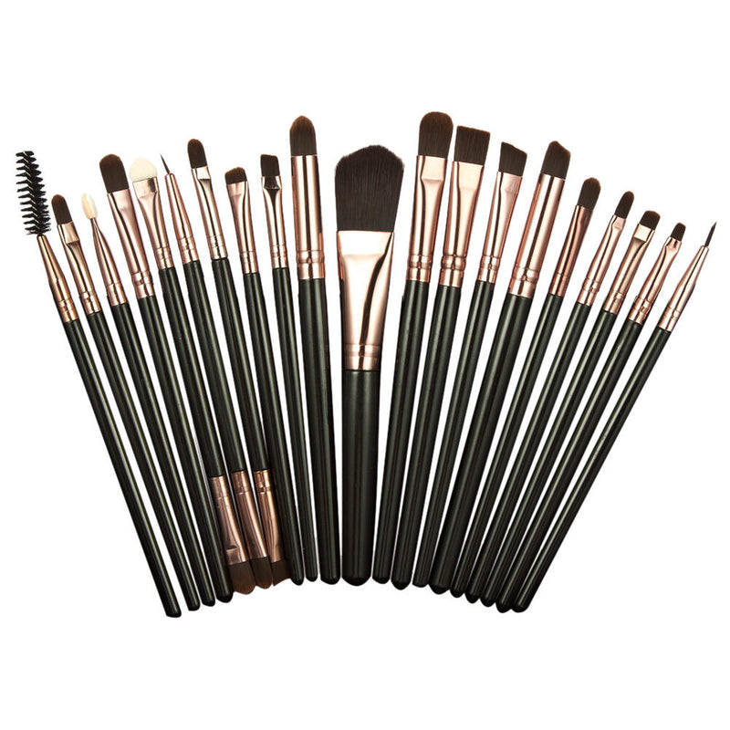 Pro 20pcs Makeup Brush Set Powder Foundation Eyeshadow Eyeliner Lip Brushes Tool