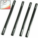 4Pcs Car Carbon Fiber Anti Rub Unique Black Strip Bumper Corner Protector Guard