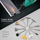 Copper Brush Cloth Wheel Engraving Electric Drill Grinding Accessories Set