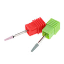2 Pieces Ceramic Nail Drill Bit Set, Manicure Pedicure Nail Art Accessoires Tool