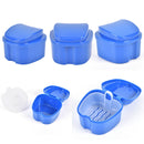 Denture Box Container Tooth Storage Case False Teeth Rinsing Basket DentalCa BX