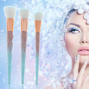 3pcs Diamond Pink Gradient Green Makeup Brush