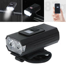 Bicycle Headlight USB Rechargeable Bike Front Lights Beam Cycle Accessories