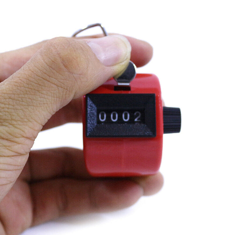 Digit Number Manual Handheld Tally Mechanical Clicker Golf Stroke Hand CounterJR