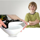 Creative Handle Separated Bowl With Handle Home Isolated Bowl With Snack Se