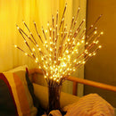 LED Willow Tree Branch Lamp Christmas Floral Light 20 LEDs Home Party GardenS9S2