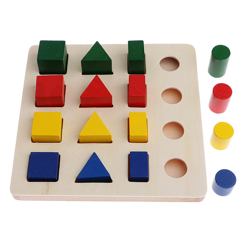 Montessori Sensorial Material Mathematics Material Geometry Multiple Blocks