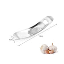 Kitchen Gadgets Stainless Steel Garlic Press Crusher Peeler Cooking Tools