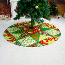 120cm Christmas Tree Skirt Festival Decoration for Home Party Ornament (E)