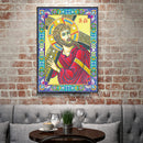 5D DIY Special Shaped Diamond Painting God Cross Stitch Kit Home Wall Decor
