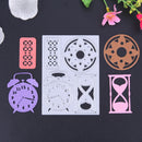 Clock Combination DIY Handmade Craft Stencils Decor Tool Set Cutting Die