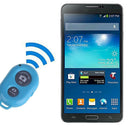 Remote Control Button Bluetooth Phone Selfie Stick Shutter Release (Blue) A