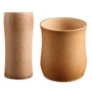 2x Bamboo Tea Cups Beer Coffee Wine Milk Cup for Home Kitchen Outdoor Use