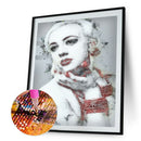 DIY Full Drill Diamond Painting Beauty Women Home Decor Mosaic Picture Kit