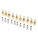 10Pcs Connector SMA Male Plug Pin Crimp Window For RG174, RG316
