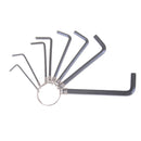 8 In 1 1.5mm~6mm Hex Key Allen Wrench Set Metric Hand Tool Kit Box Key ChainP ES