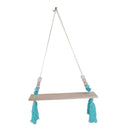 Wall Shelf Wood Shelf Tassel Storage Display Cafe Bedroom Kid Room Decor 03