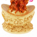Feng Shui Crystal Yuan Bao Money Tree for Wealth Luck Office/Home Decor