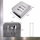 Stainless Steel Modern Upright Table Napkin Holder Cloth Serviette Dispense T9D3