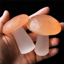 Natural Selenite Quartz Crystal Polished Mushroom Crystal Stone  Ornaments