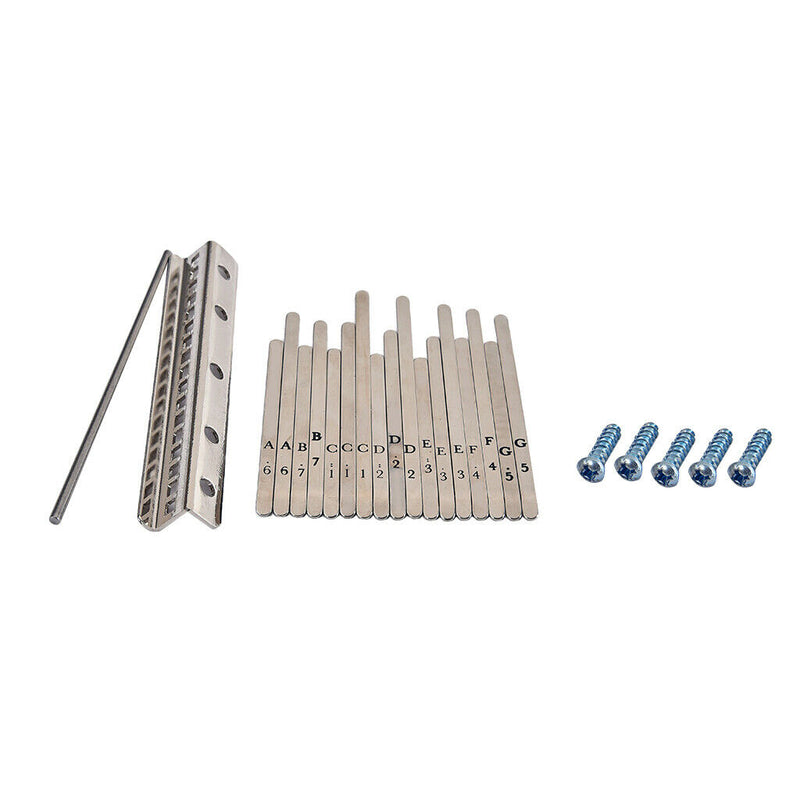 1 Set 17 Keys Kalimba Mbira Thumb Piano DIY Keys