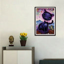 5D DIY Full Drill Diamond Painting Kitten Cross Stitch Embroidery Mosaic